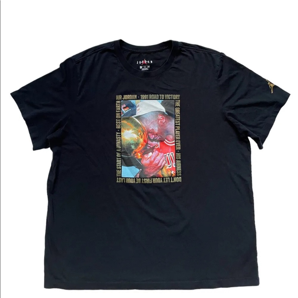 Air Jordan Jumpman 1991 Road To Victory Mens T-Shirt Size XXL